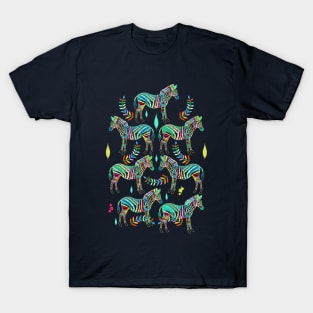 Colourful Zebras T-Shirt